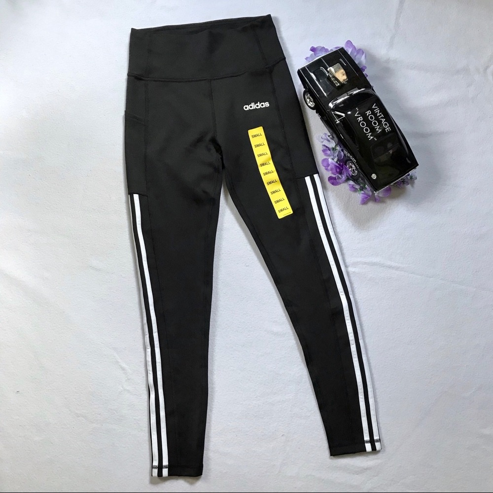 Adidas NWT Climalite Performance Leggings Various - Picture 2 of 10